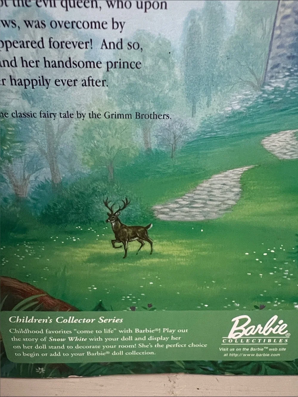 VNT Barbie Snow White 5th in Chil Collector Series NRFB 1998